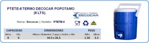 PTETE-8 TERMO DECOCAR POPOTAMO